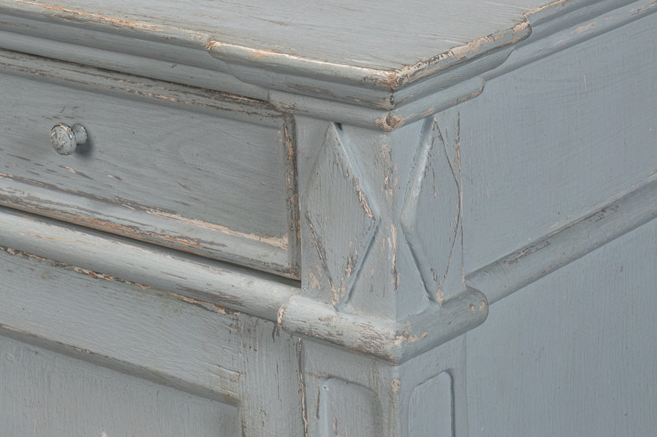Diamond Wall Sideboard Blue/Grey
