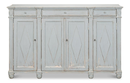 Diamond Wall Sideboard Blue/Grey