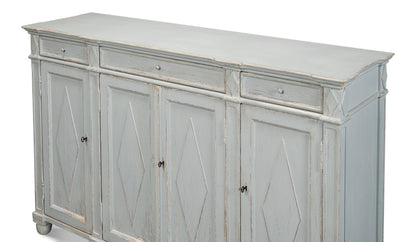 Diamond Wall Sideboard Blue/Grey