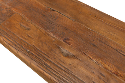 DOUBLE X BASE SOFA TABLE, TAN