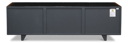 Low Wall Console For TV - Blue