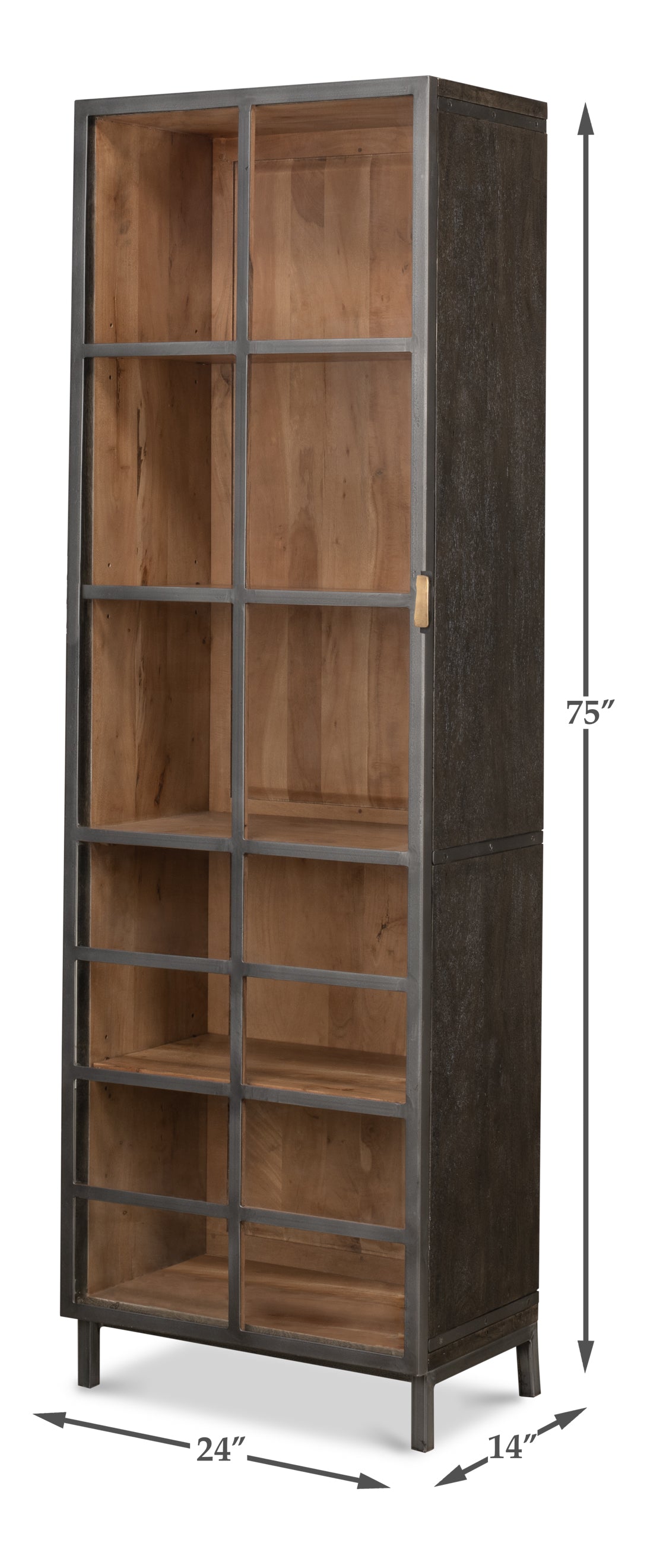 A Gem Of A Handle Display Cabinet Left