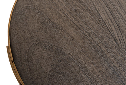 JEFFERSON DISTILLED LEATHER DINING CHAIR