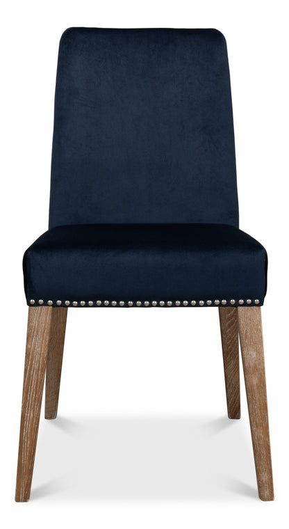 Franklin Side Chair Navy Blue