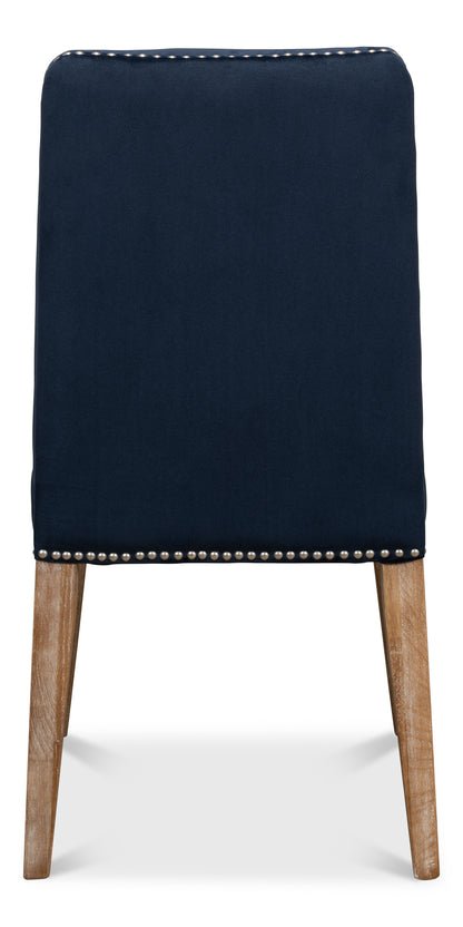 Franklin Side Chair Navy Blue
