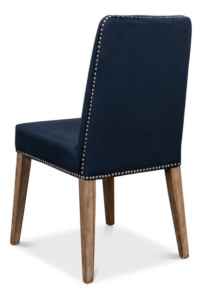 Franklin Side Chair Navy Blue