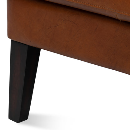 ELITE WING LOUNGE CHAIR, VINTAGE HAVANA