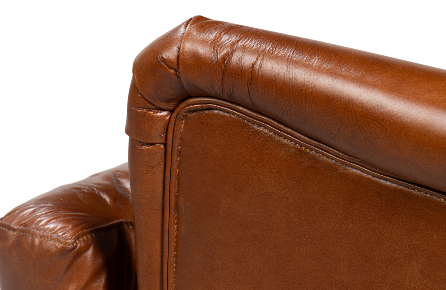 ELITE WING LOUNGE CHAIR, VINTAGE HAVANA