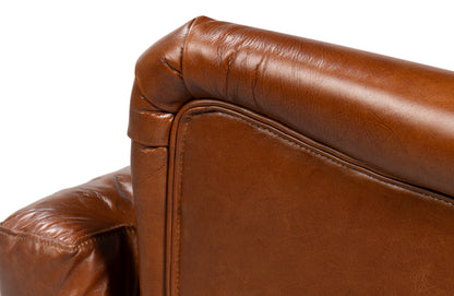 ELITE WING LOUNGE CHAIR, VINTAGE HAVANA