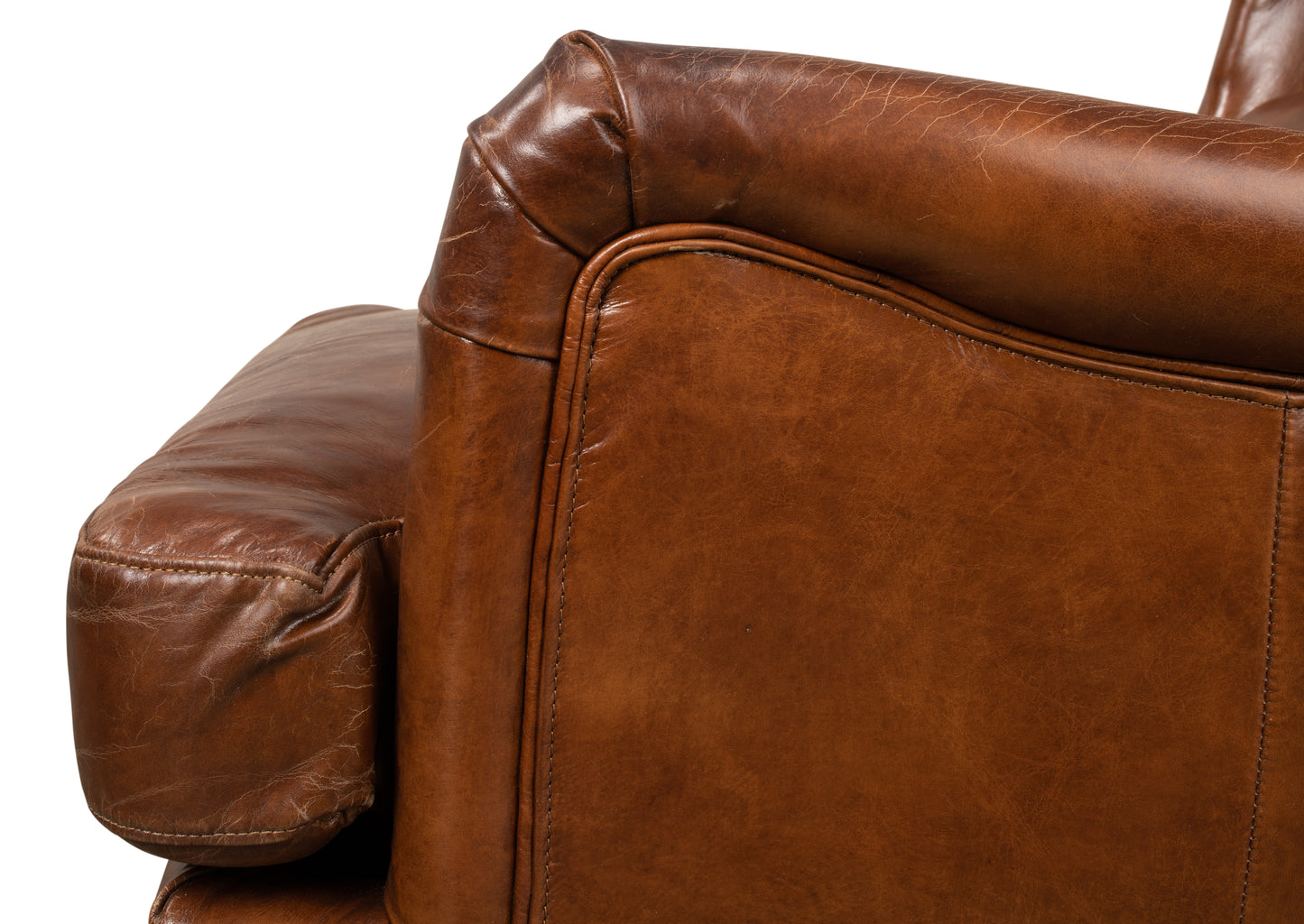 ELITE WING LOUNGE CHAIR, VINTAGE HAVANA