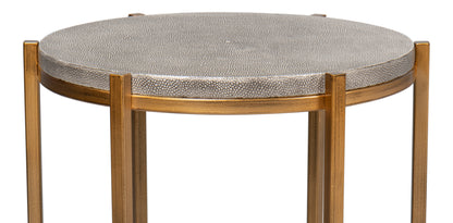 Spence Side Table, Black And Gold