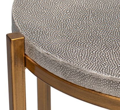 Spence Side Table, Black And Gold