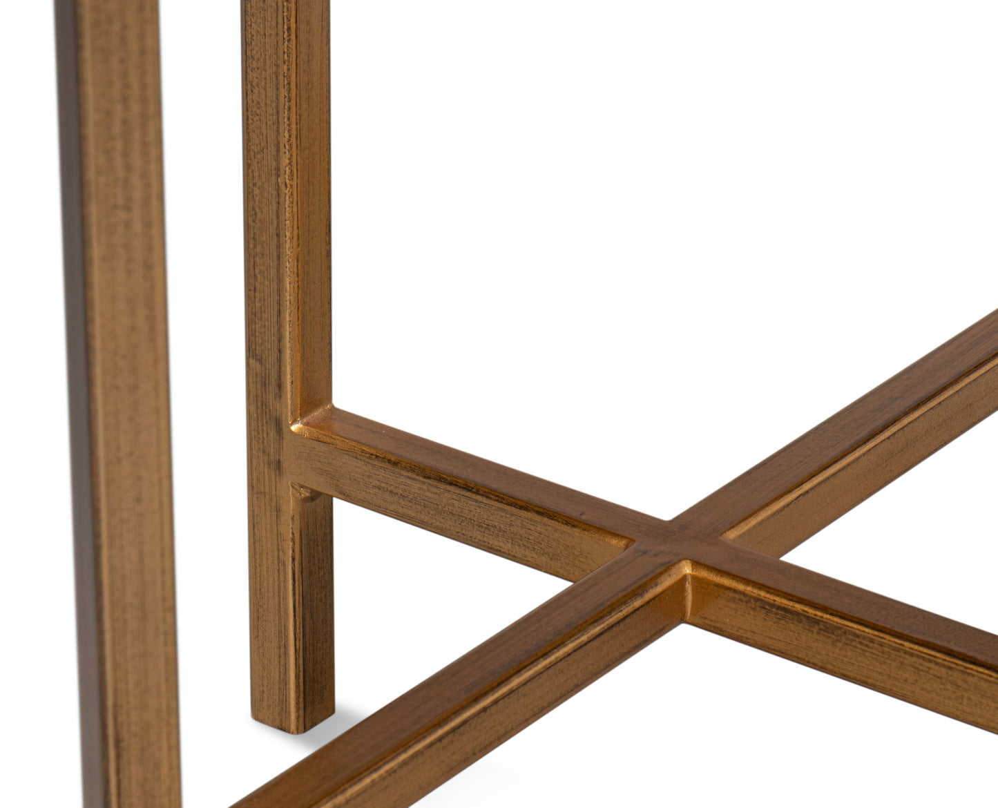 Spence Side Table, Black And Gold
