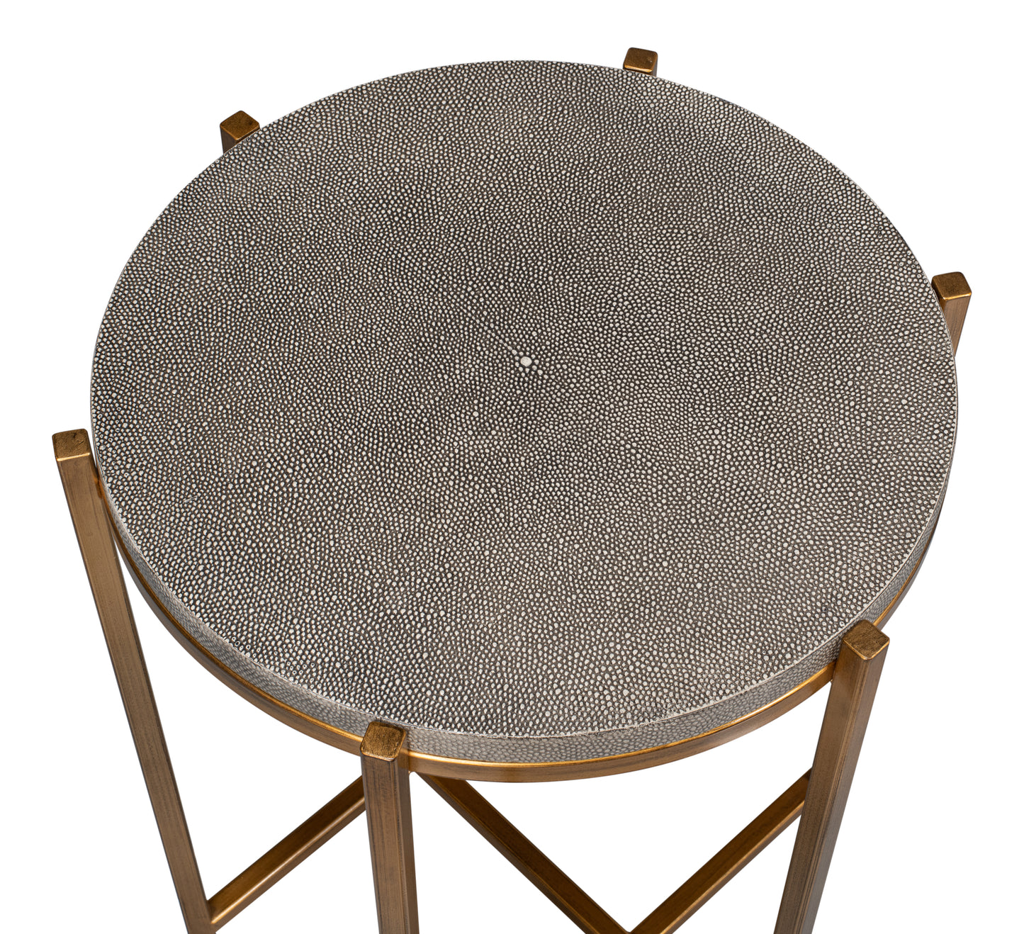 Spence Side Table, Black And Gold