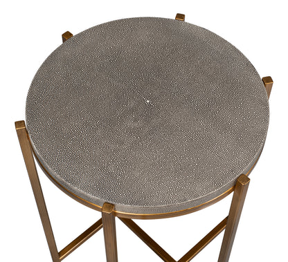 Spence Side Table, Black And Gold