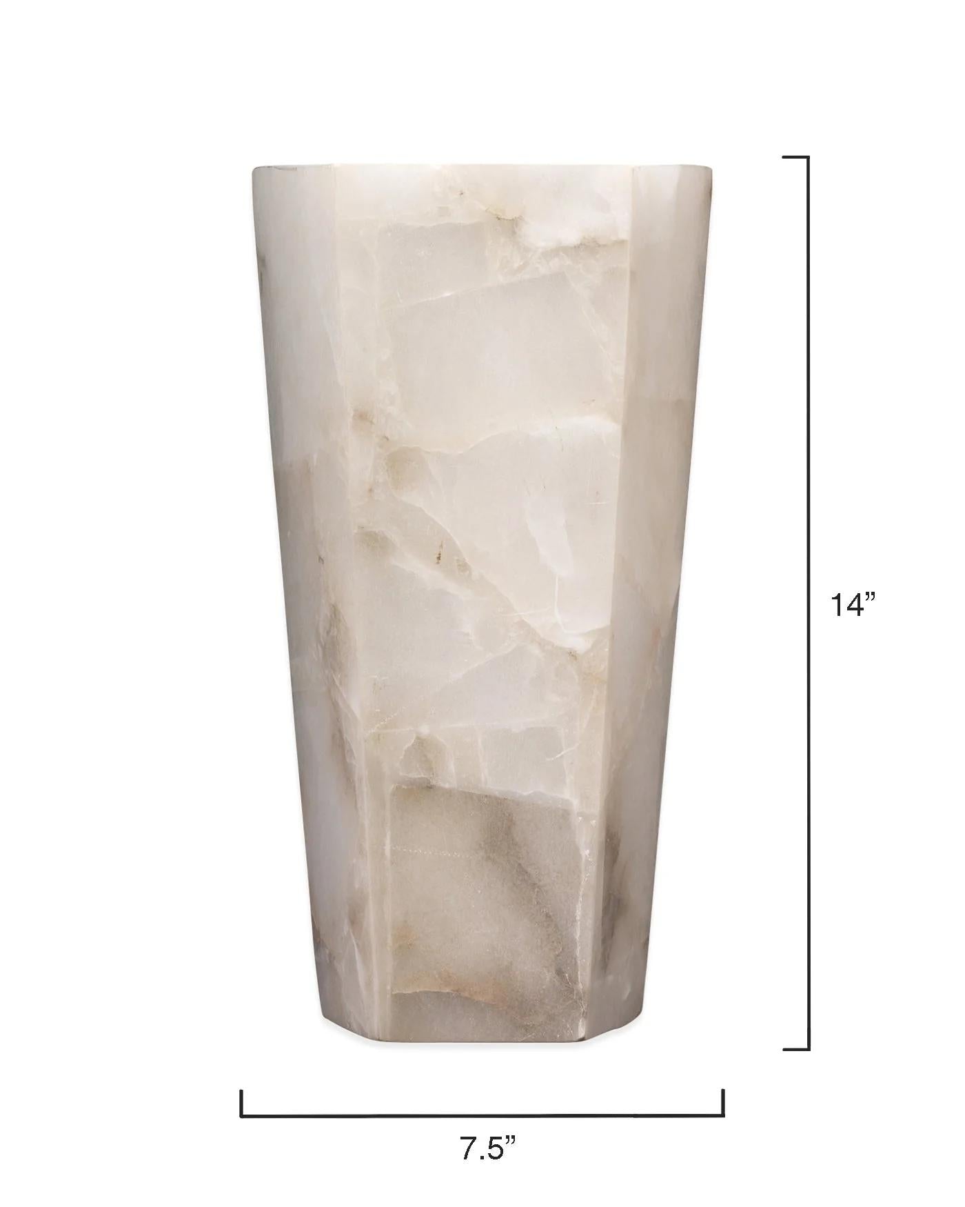 Borealis Hexagon Wall Sconce, Tall