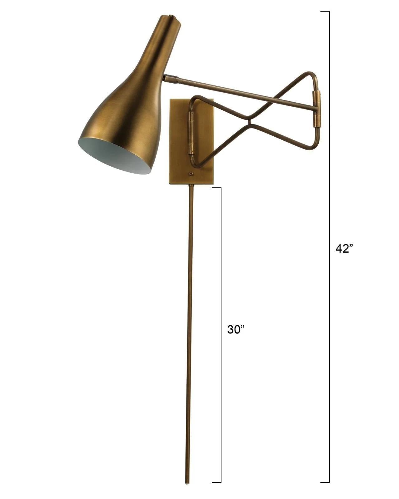 Lenz Swing Arm Wall Sconce