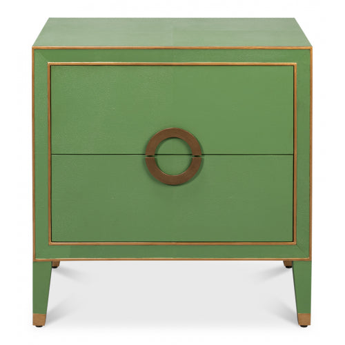GABRIELLA NIGHTSTAND - WATERCRESS