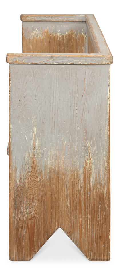 BEACH HOUSE BENCH, GREY