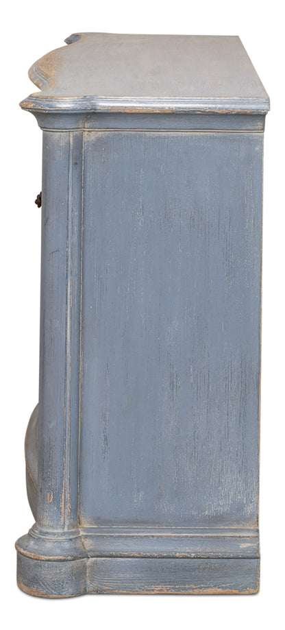 Columns Bowfront Sideboard Blue