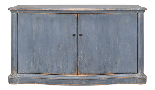 Columns Bowfront Sideboard Blue