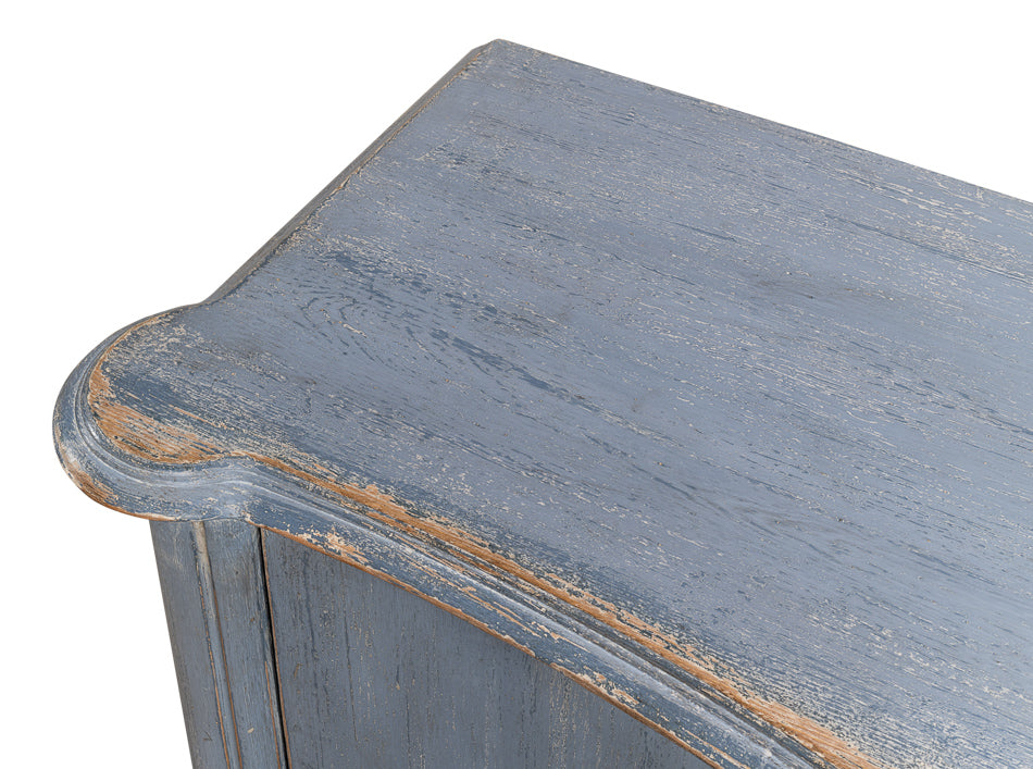 Columns Bowfront Sideboard Blue