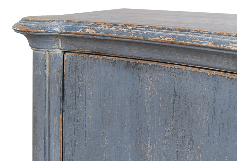 Columns Bowfront Sideboard Blue