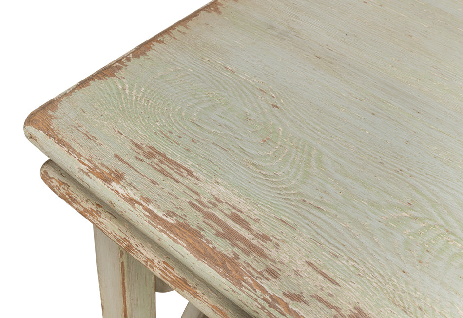 Quatrefoil Bookshelf Console Table