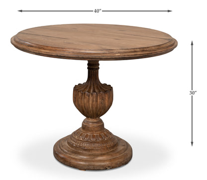 Renaissance Pedestal Dining Table 40top