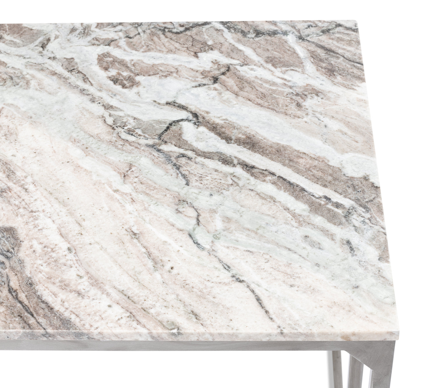 Open Desk With Shelves Marble Top