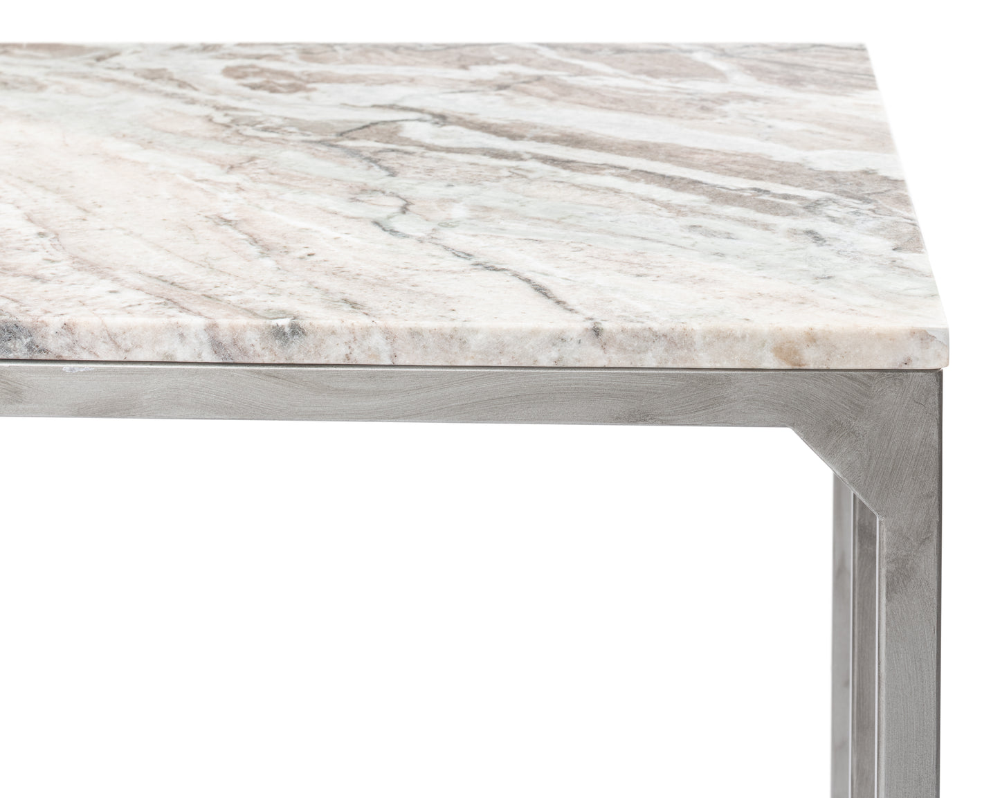 Open Desk With Shelves Marble Top