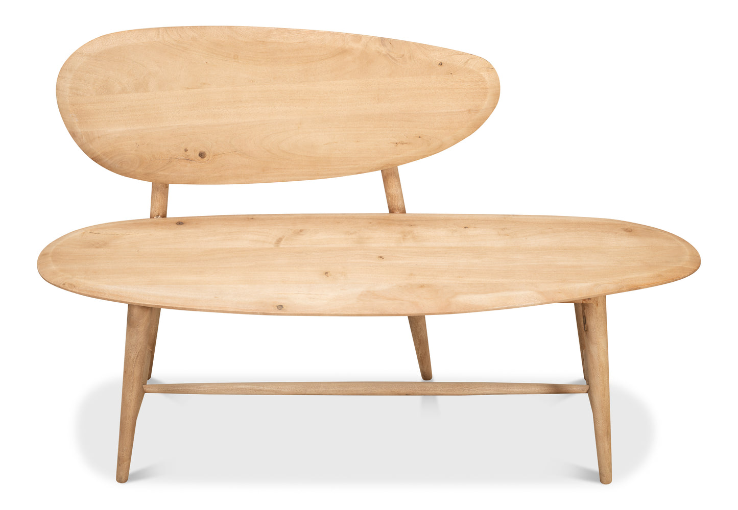 PEBBLE BENCH (1 BACK) LIONSKIN FINISH