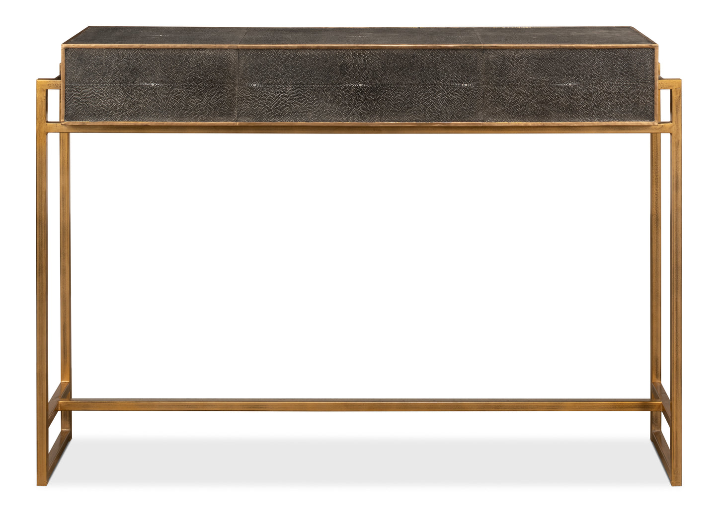 SHAGREEN GOLD & GRAY CONSOLE