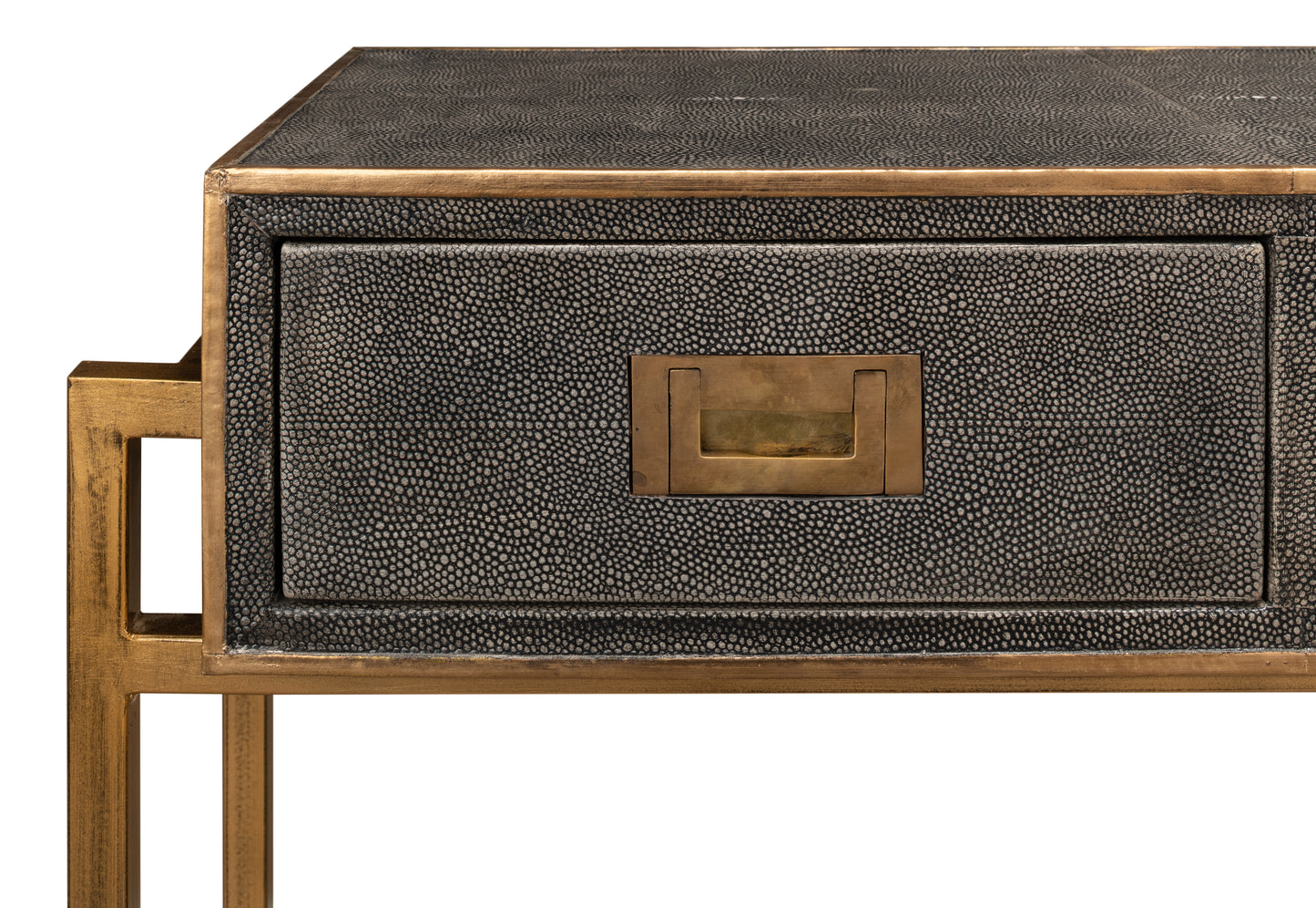 SHAGREEN GOLD & GRAY CONSOLE
