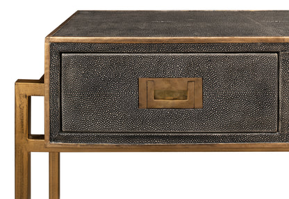 SHAGREEN GOLD & GRAY CONSOLE