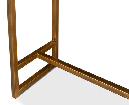 SHAGREEN GOLD & GRAY CONSOLE