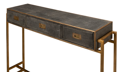 SHAGREEN GOLD & GRAY CONSOLE