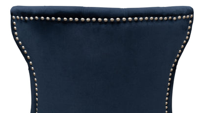 Sophie Side Chair, Blue Velvet