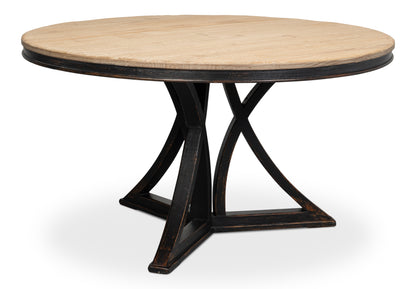 Flying Buttress Dining Table Antique Black