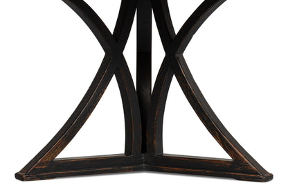 Flying Buttress Dining Table Antique Black