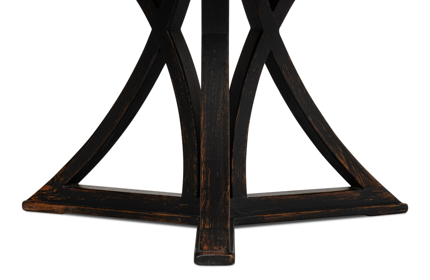 Flying Buttress Dining Table Antique Black