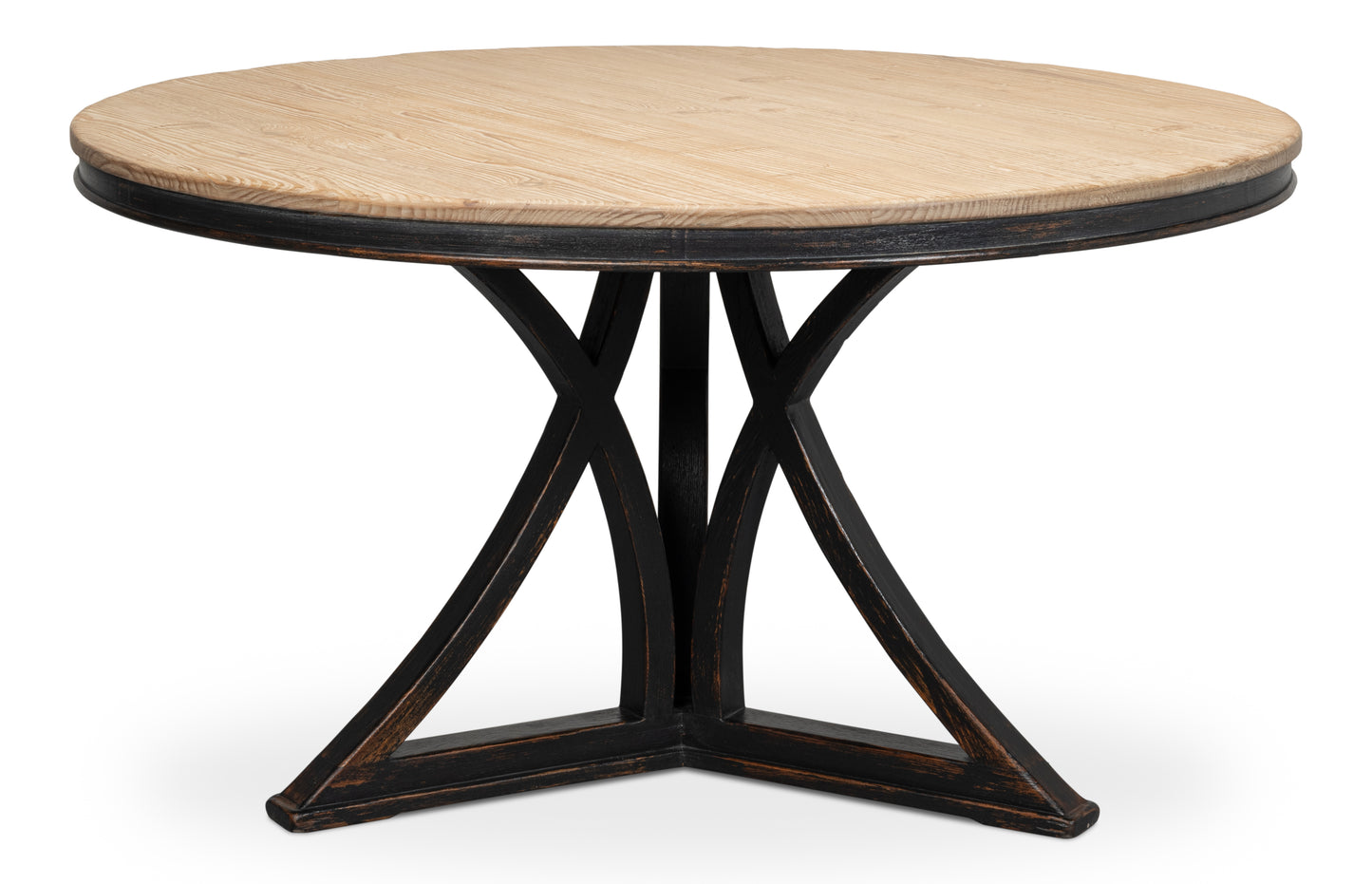Flying Buttress Dining Table Antique Black