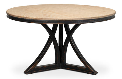 Flying Buttress Dining Table Antique Black