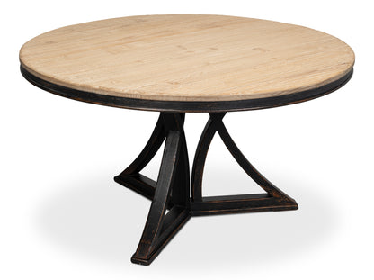Flying Buttress Dining Table Antique Black