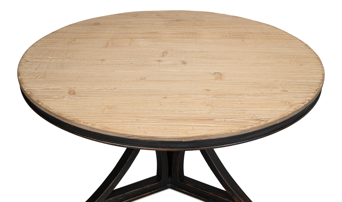 Flying Buttress Dining Table Antique Black