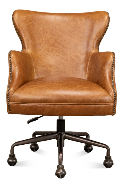 ANDREW JACKSON DESK CHAIR, CUBA BROWN