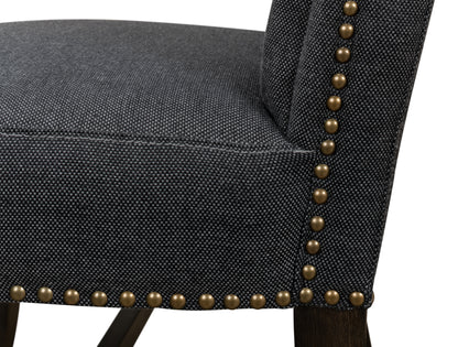 Black High Back Dining Chair