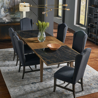 Black High Back Dining Chair