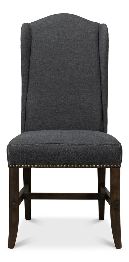 Black High Back Dining Chair