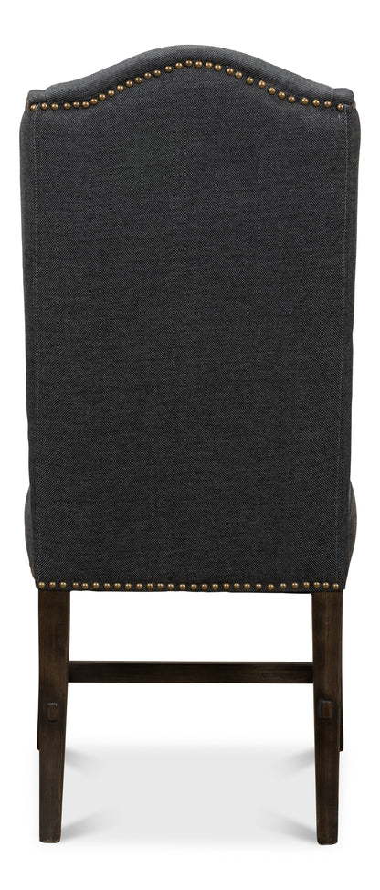 Black High Back Dining Chair